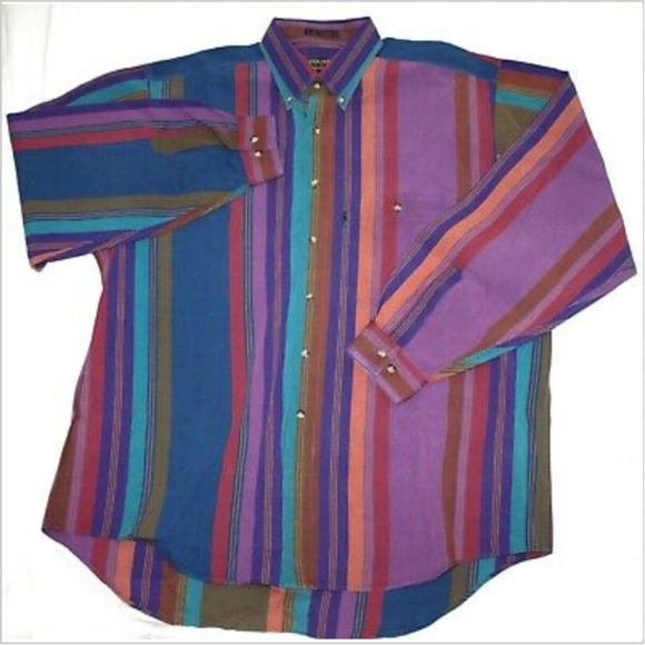 Colours By Alexander Julian Other - Colors by Alexander Julian Vintage Striped Shirt